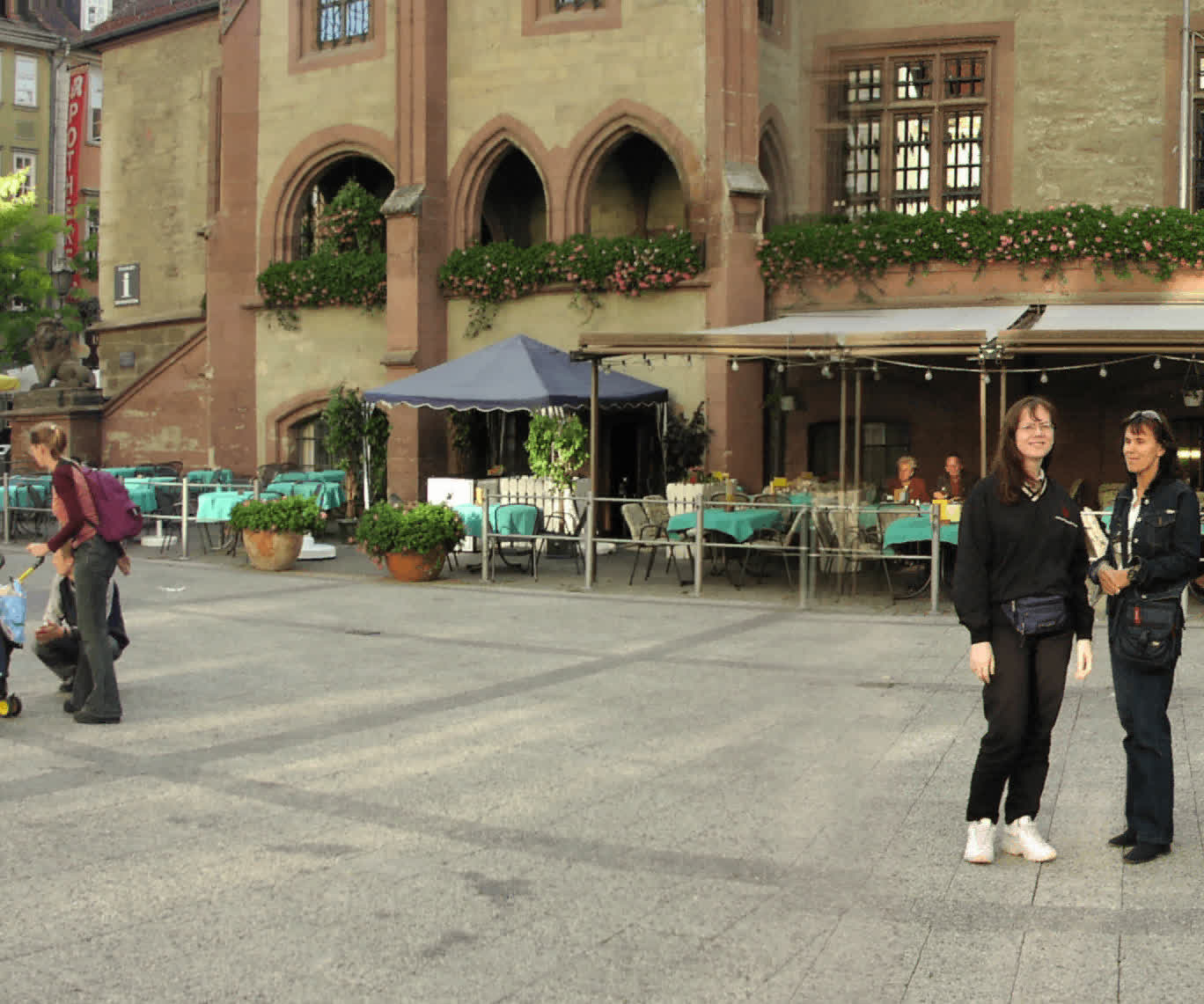 Town square panorama