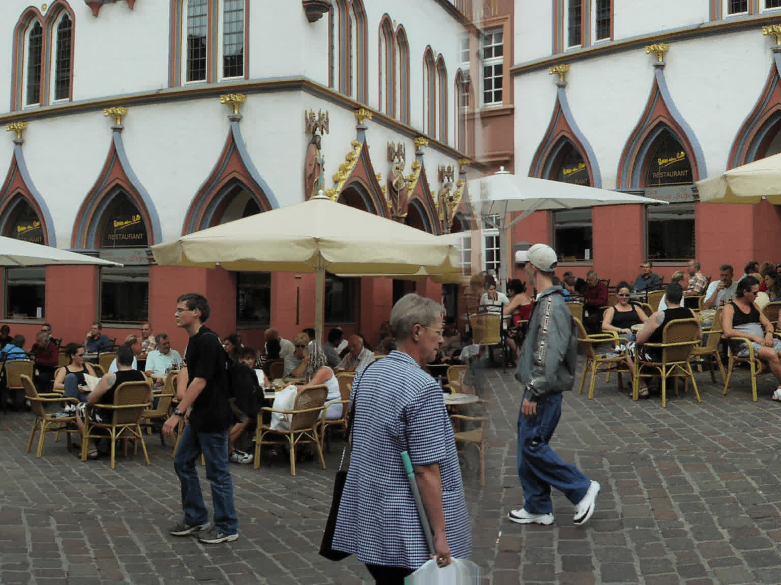 Trier town square panorama